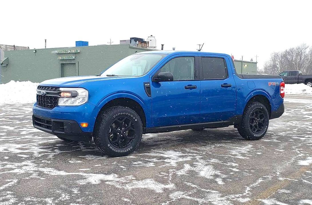 Ford Maverick Firestone Destination AT2 tires with Rough Country 1" Level Lift 20250122_163933