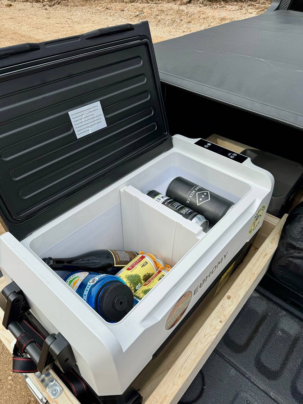 Ford Maverick DIY Bed Tray for 12v Fridge + Power Station IMG_8917