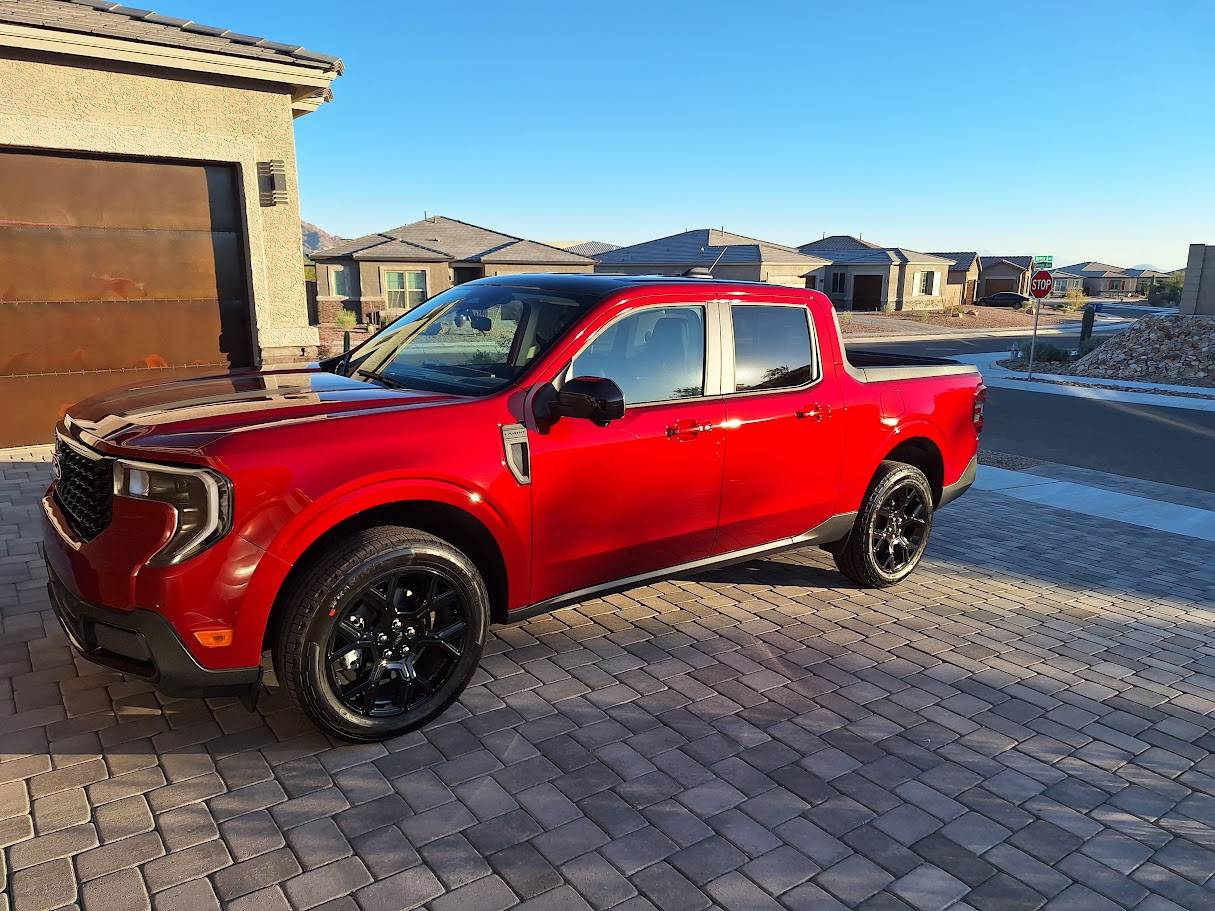 Ford Maverick RUBY RED Maverick Photos Thread new mav