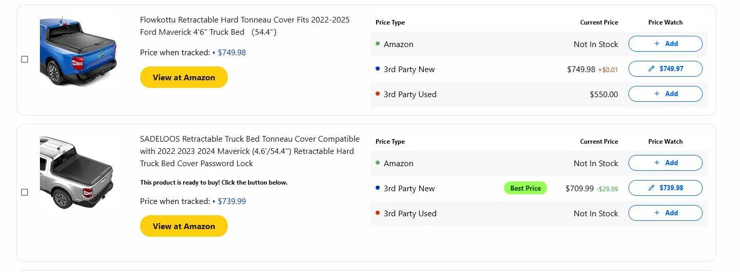 Ford Maverick Bedcover recommendations - Must open with tailgate up 1738081912059-h5