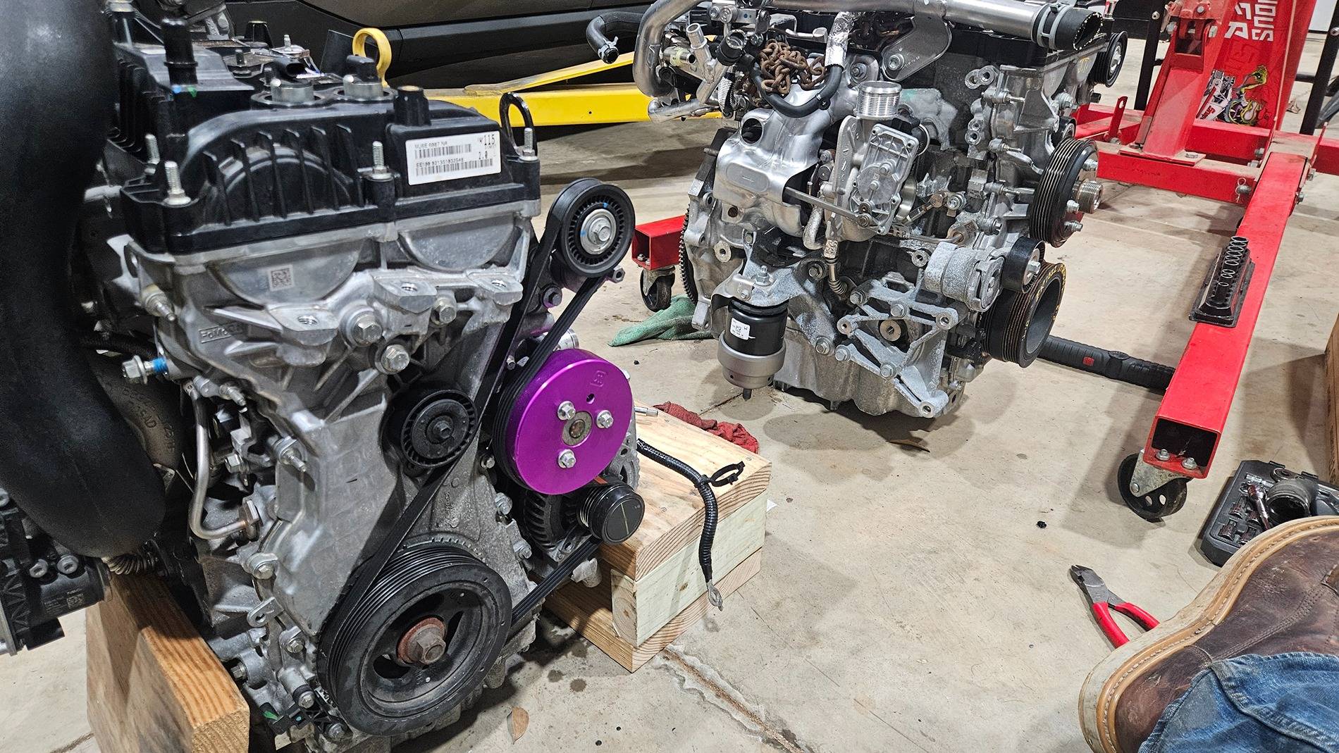 Ford Maverick Original engine is toast... time for a 2.3 engine swap 20250119_094816