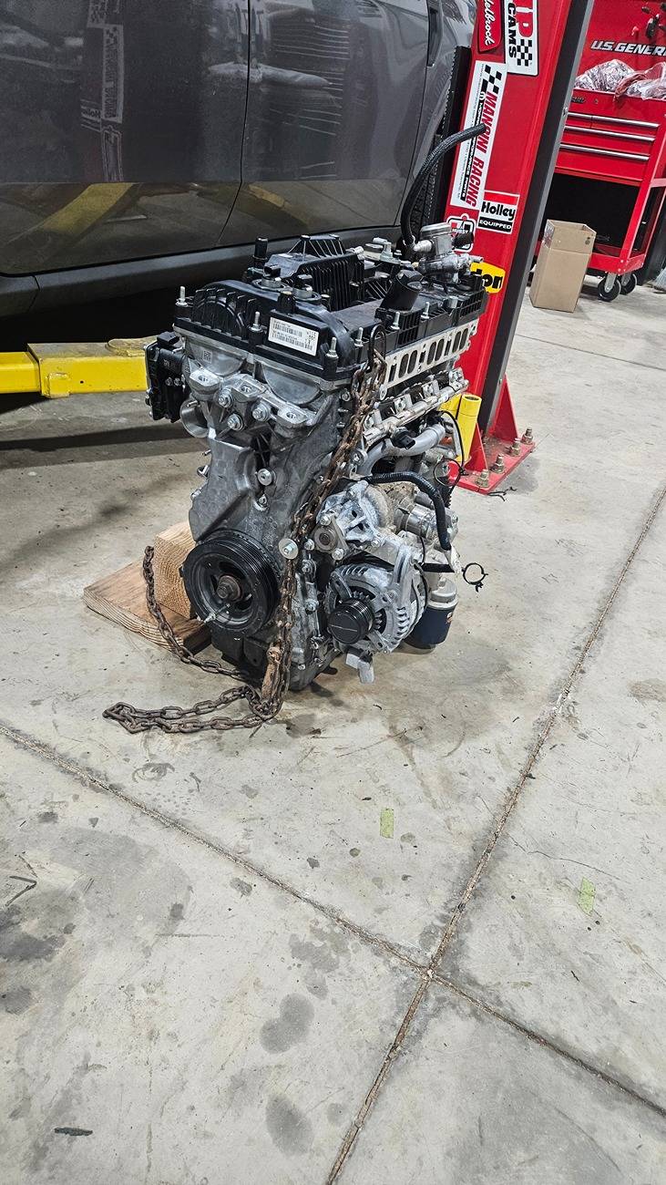 Ford Maverick Original engine is toast... time for a 2.3 engine swap 20250122_161951