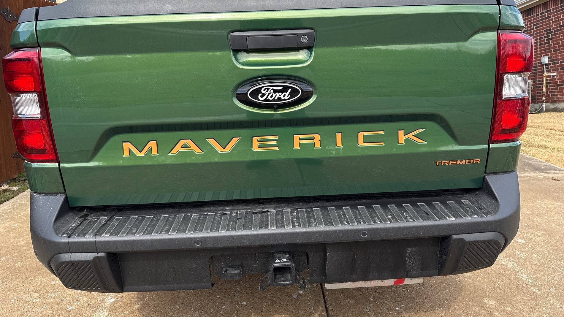 Ford Maverick Anyone with a white Tremor and the Tremor orange tailgate letters? IMG_9645