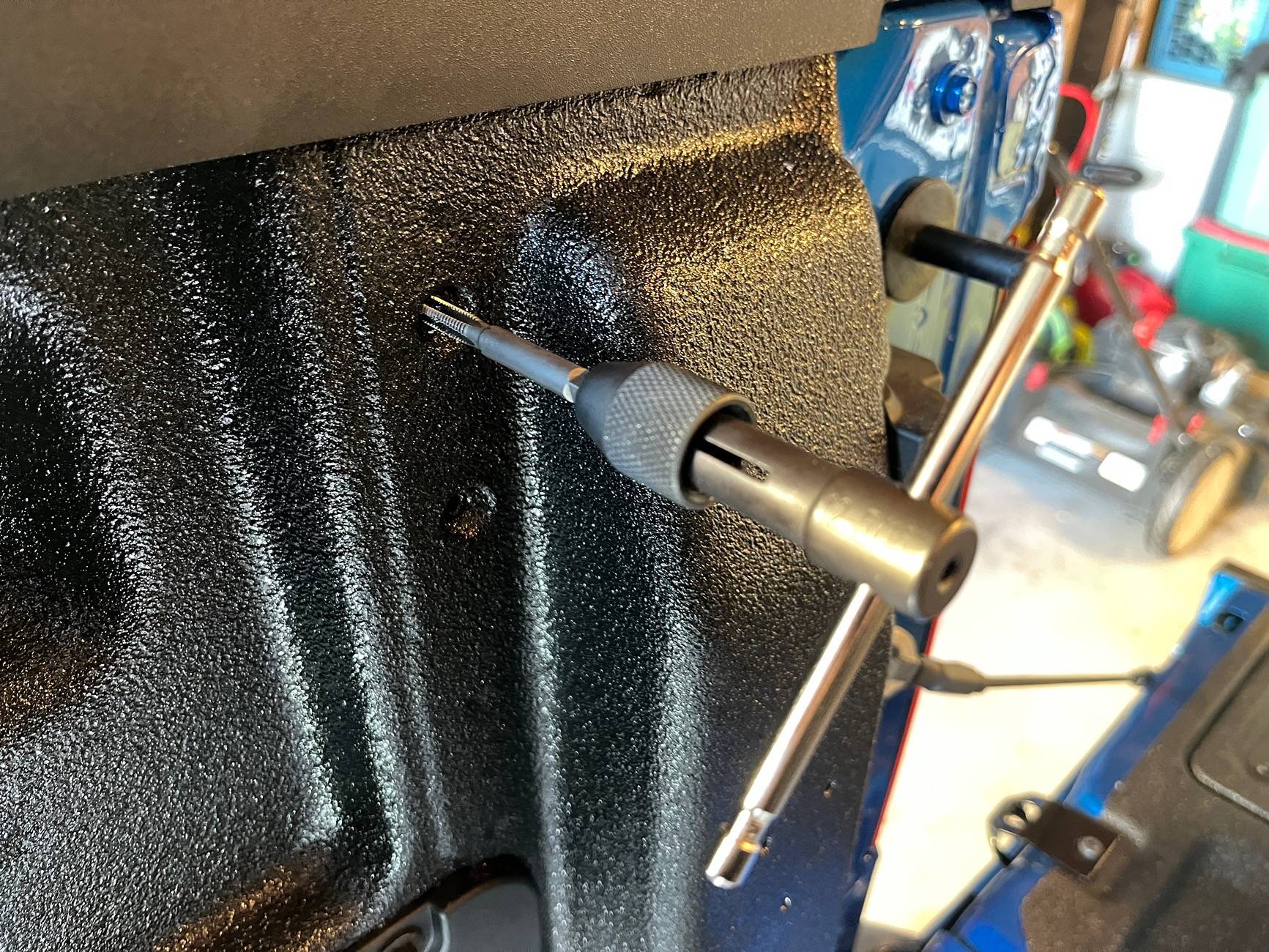 Ford Maverick Adding Bed Tie-Downs to 2025 XL -- DIY Instructions Writeup IMG_4126