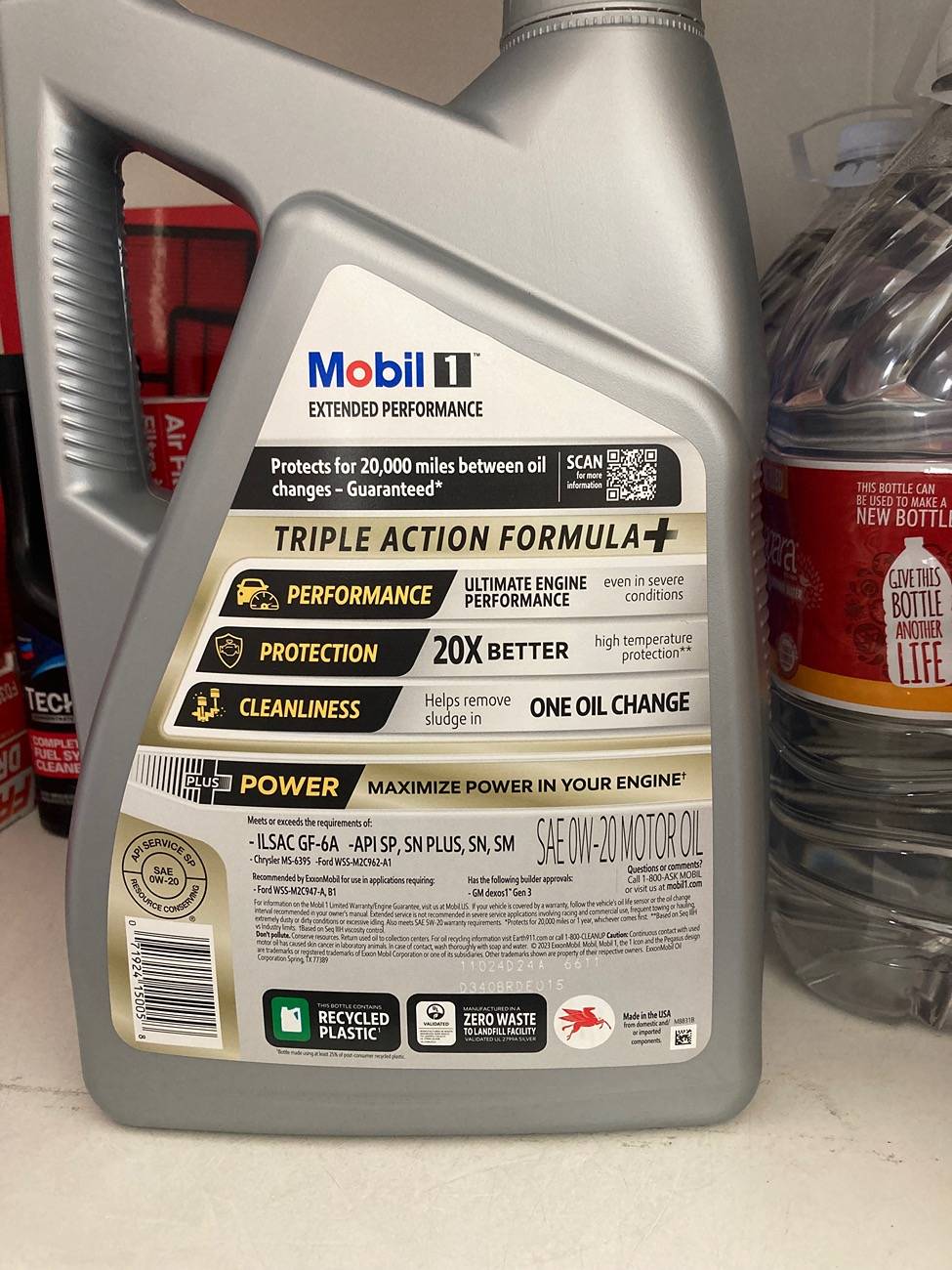 Ford Maverick Mobil 1 0W-20 is $29.97 at WallyWorld IMG_3745