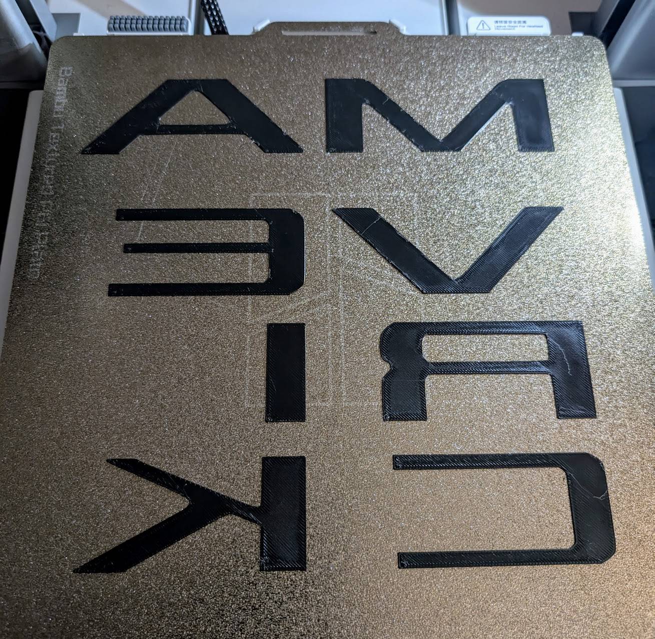 Ford Maverick 3D Print Tailgate Letters Buildplate