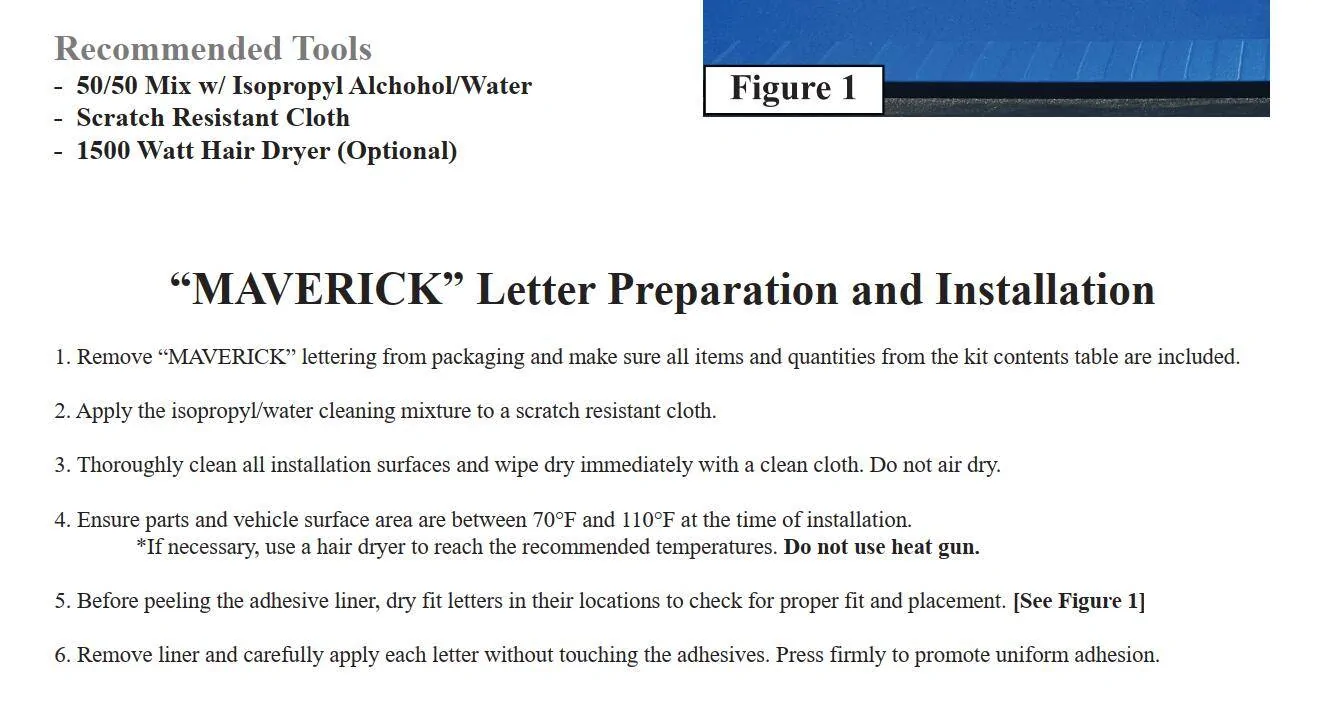 Ford Maverick Tail Gate Lettering.. Screenshot 2025-02-06 114106
