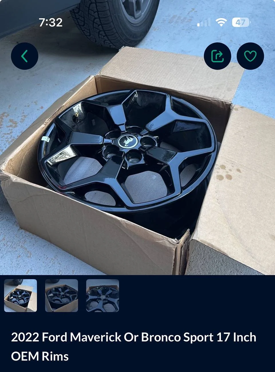 Ford Maverick Factory Tires Sizes & Wheels Specs For 2022 Maverick: Width, Offset, Bolt Pattern, Center Bore, Thread Size, Weight IMG_6815