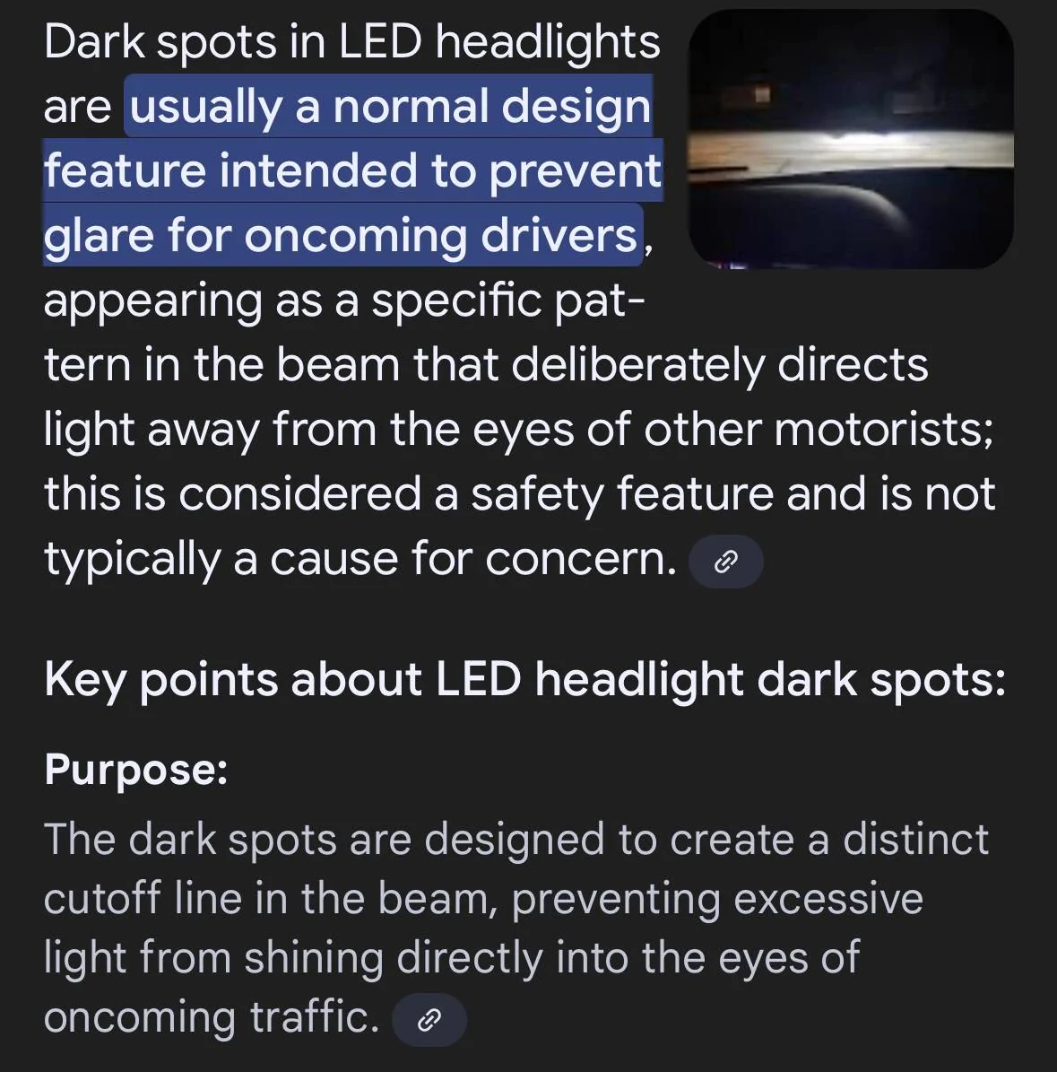 Ford Maverick Maverick headlights beam shadows? IMG_1784