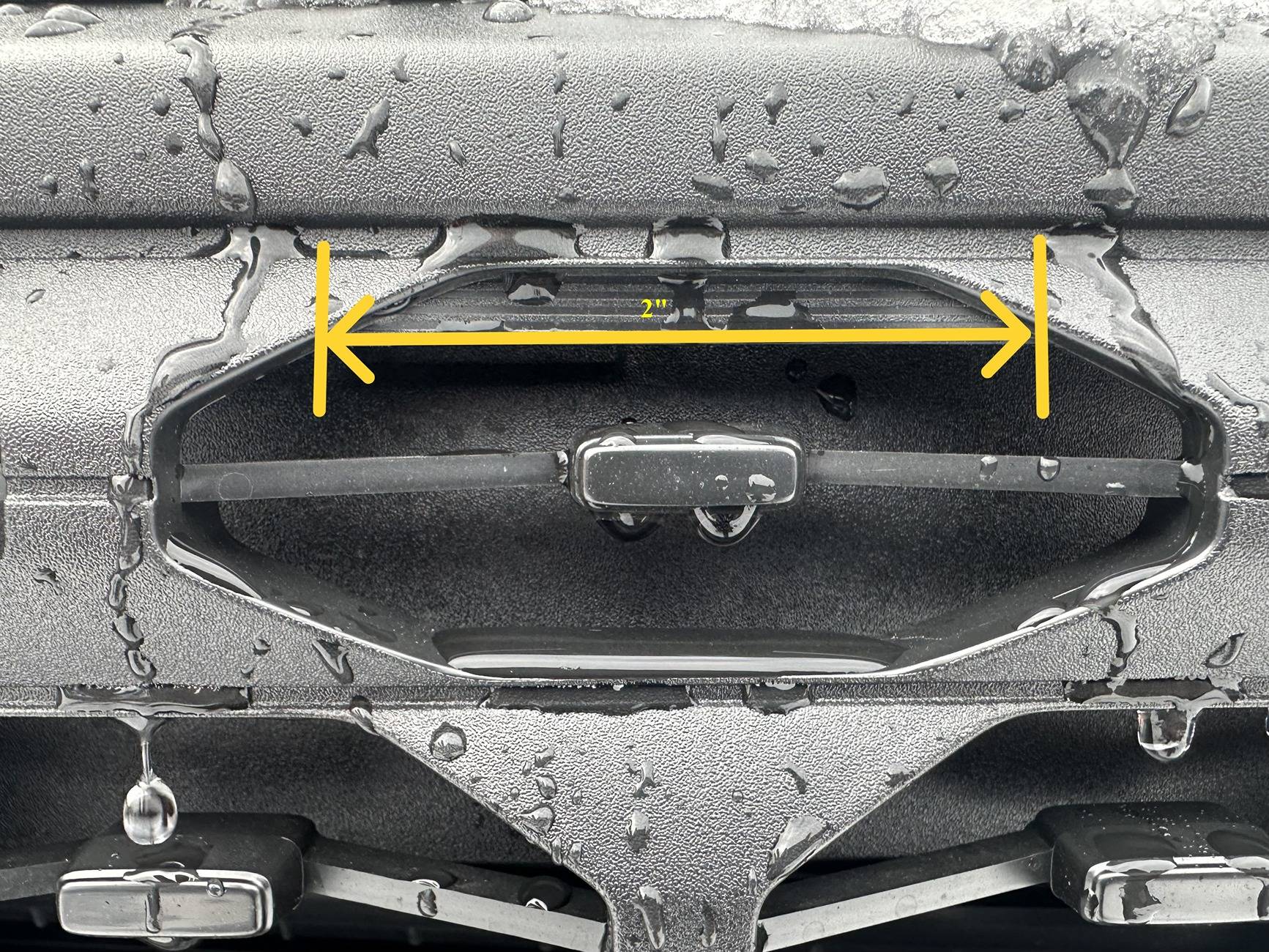 Ford Maverick 2025 front bumper facia opening dimensions IMG_2261