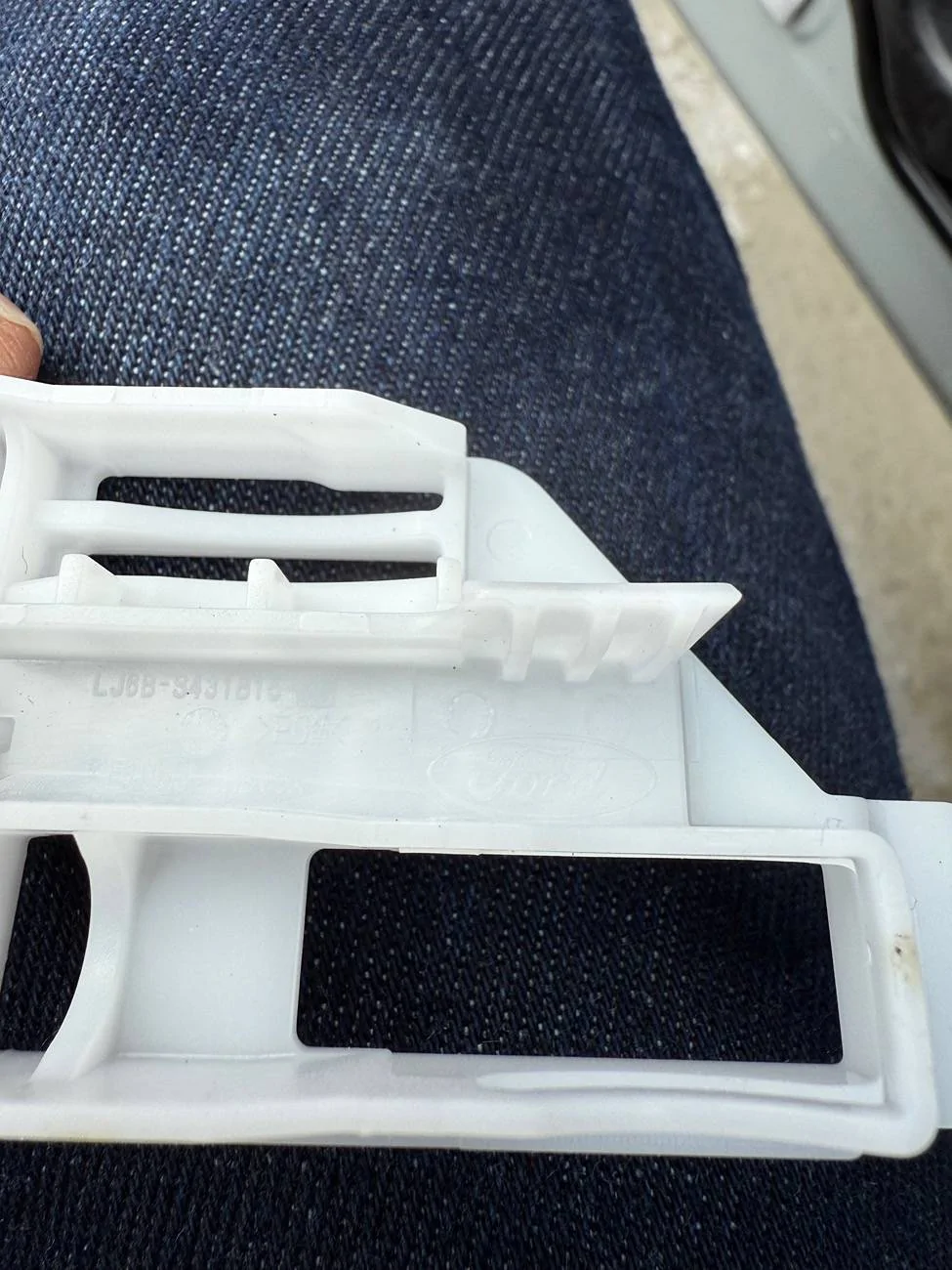 Ford Maverick Part # for door latch/lock cable retention bit IMG_0605