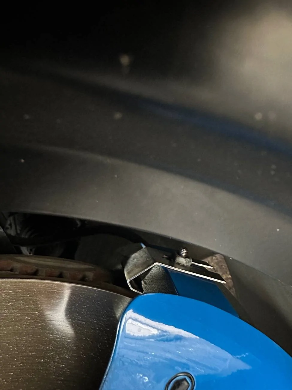 Ford Maverick MGP Caliper Covers installed IMG_5608