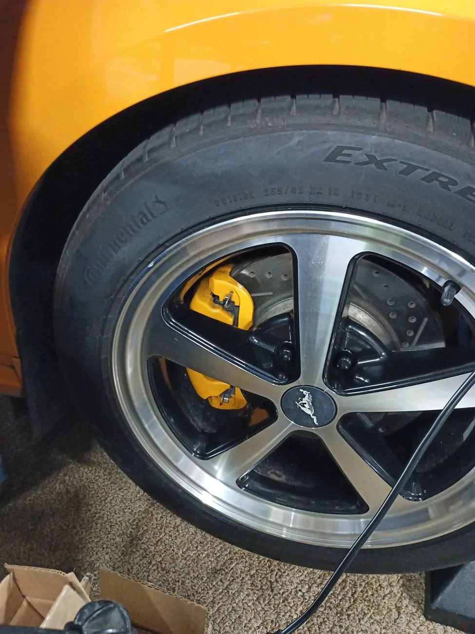 Ford Maverick MGP Caliper Covers installed 17392135938048076995005652588826
