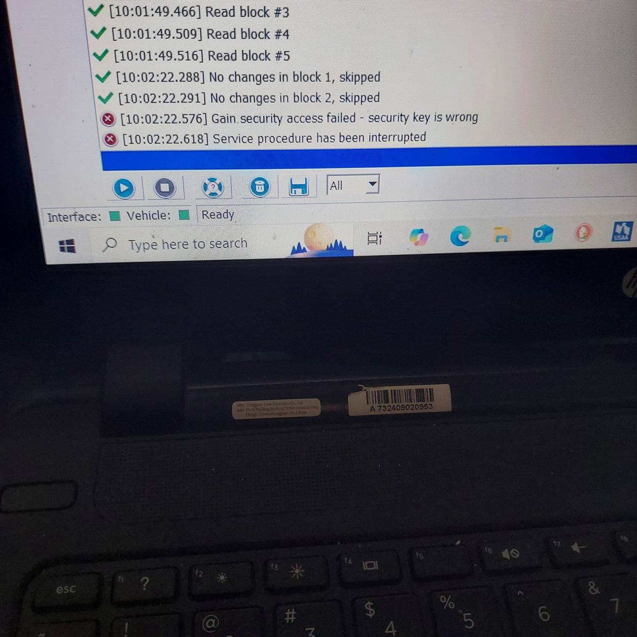 Ford Maverick Forscan problem 20250212_100259