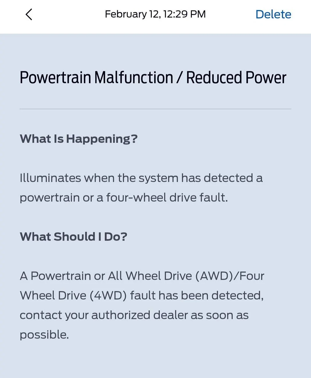 Ford Maverick RECALLS Screenshot_20250212_123927_FordPass