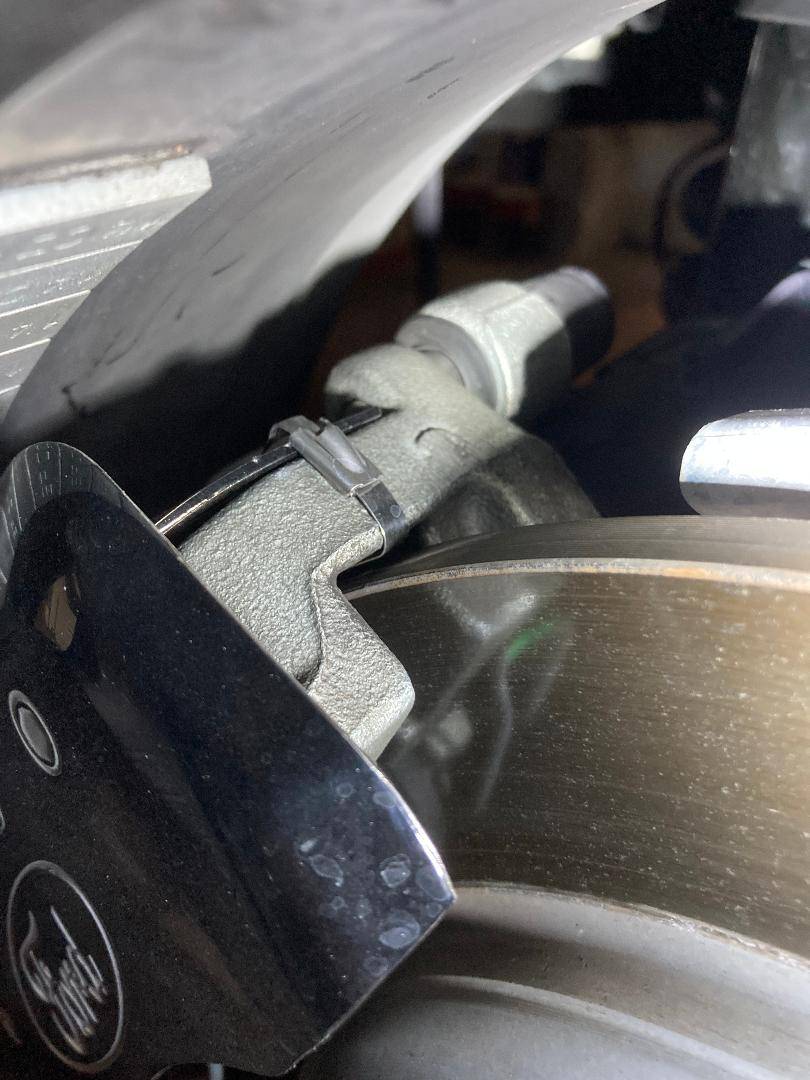 Ford Maverick MGP Caliper Covers installed MPG1