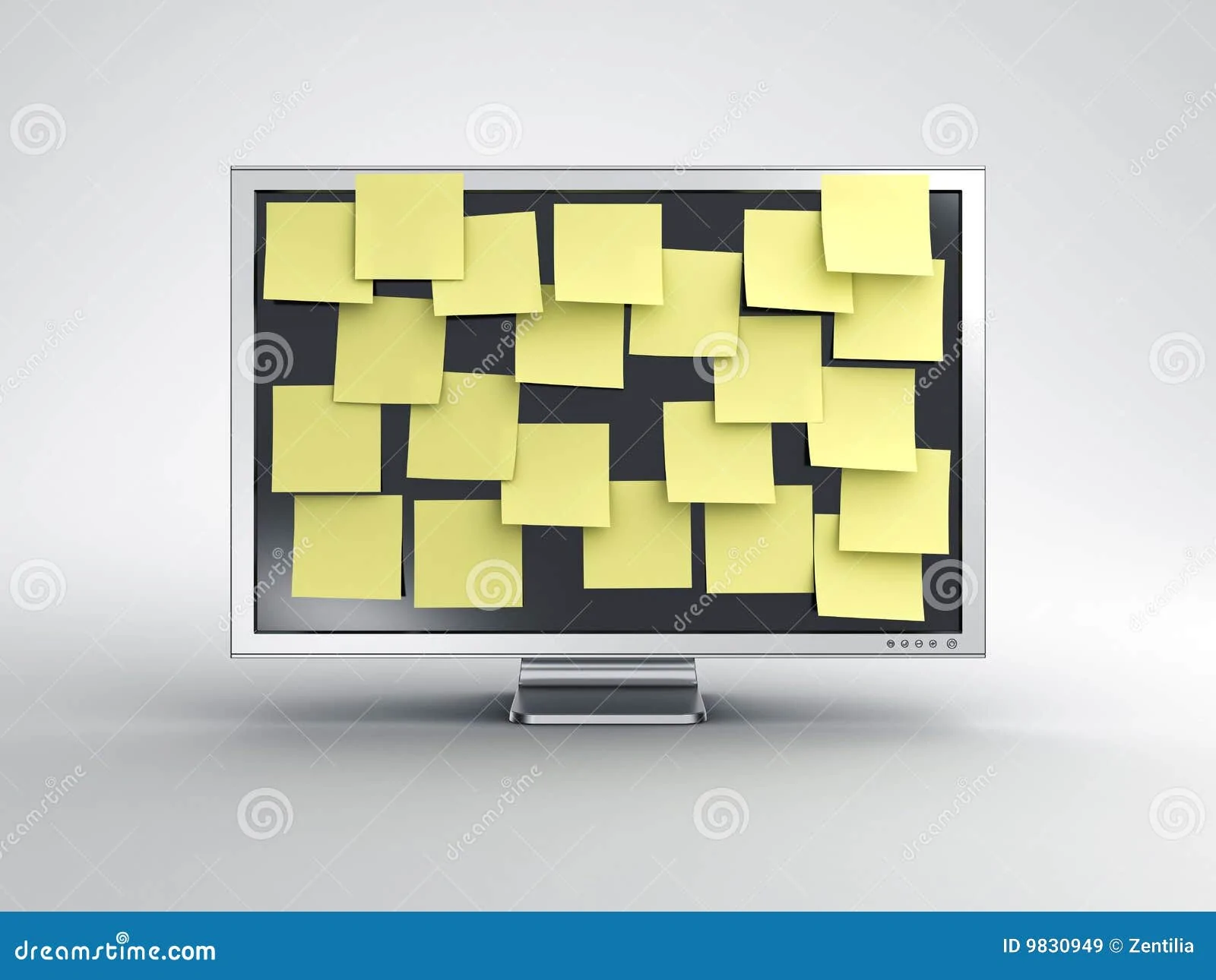 bs.dreamstime.com%2Fz%2Fmonitor-post-notes-9830949.jpg