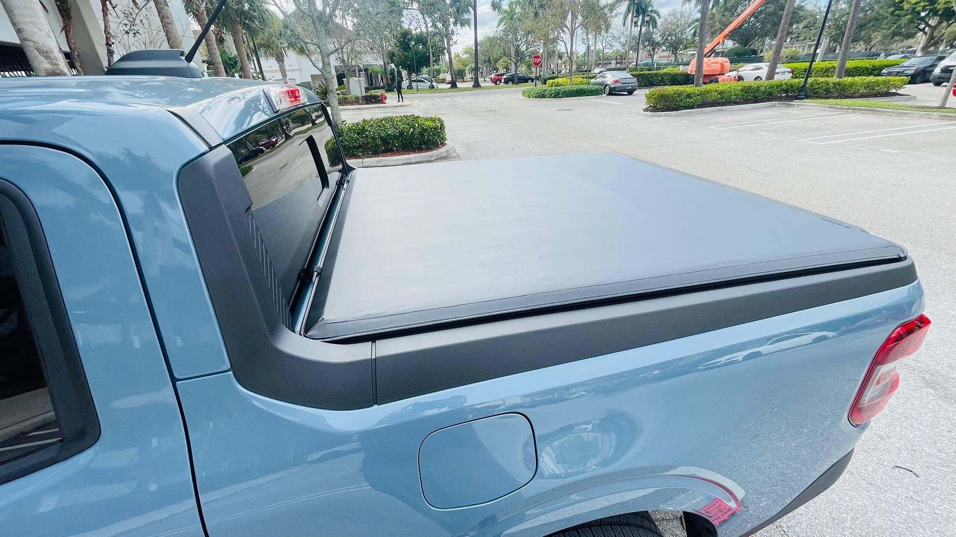 Ford Maverick Tyger Auto T1 soft rollup installed IMG_5007