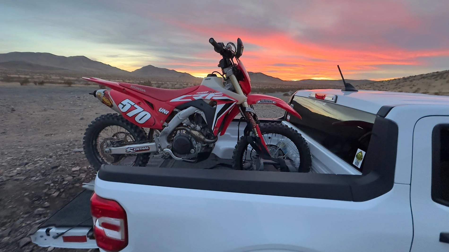 Ford Maverick Dirtbike hauler IMG_7015