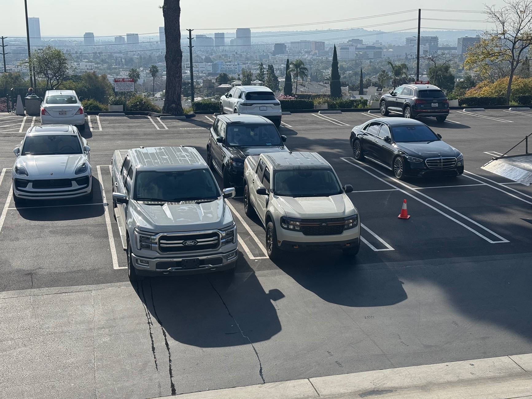 Ford Maverick Lifted maverick tremor vs f150 Lariat size comparison IMG_6125