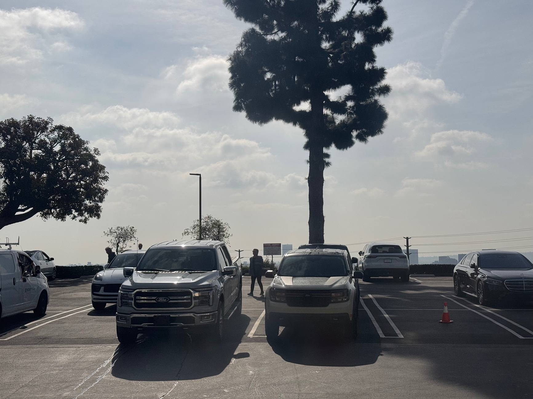 Ford Maverick Lifted maverick tremor vs f150 Lariat size comparison IMG_6122