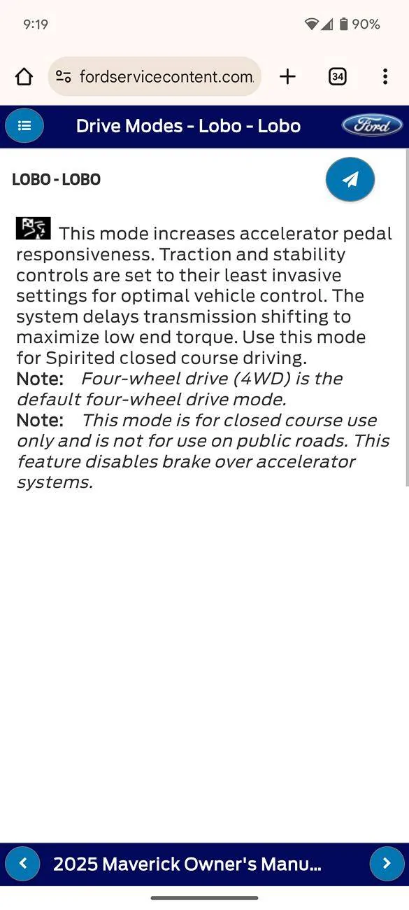 Ford Maverick 2025 Offroad Drive Mode, vs Sand & Mud Screenshot_20250219-091906