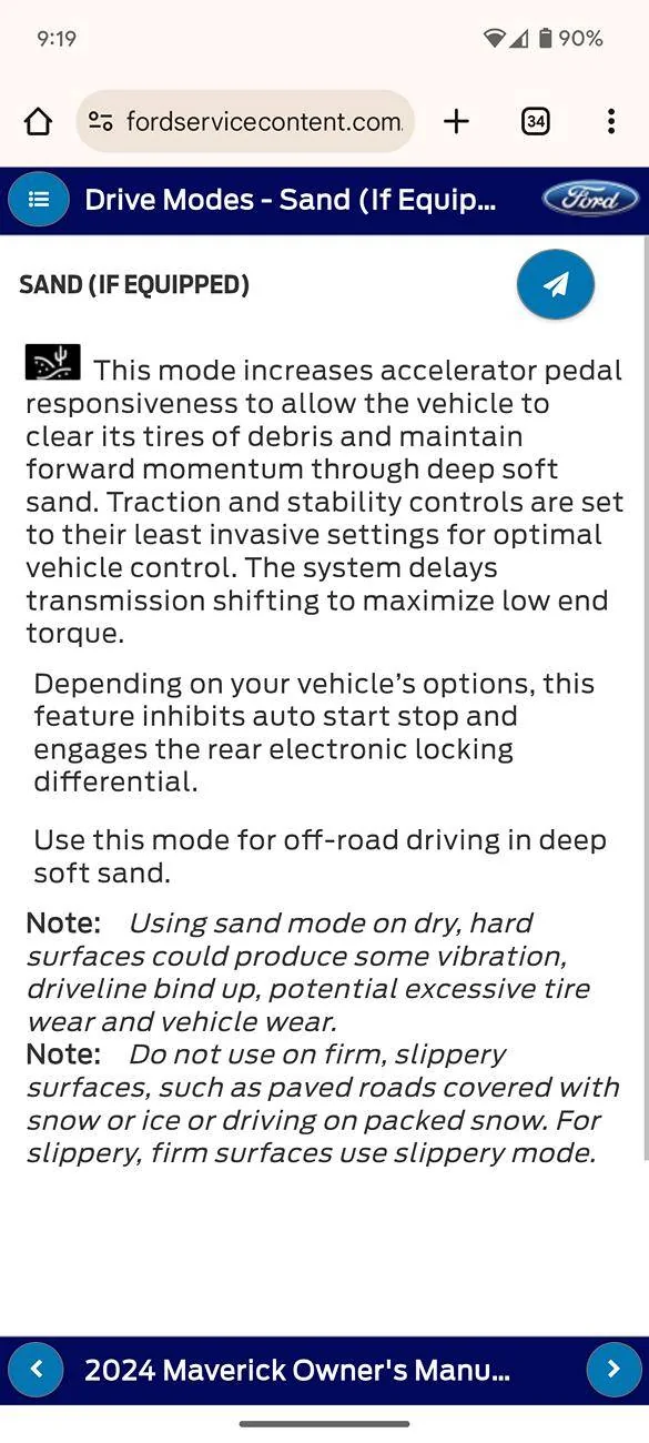 Ford Maverick 2025 Offroad Drive Mode, vs Sand & Mud Screenshot_20250219-091927