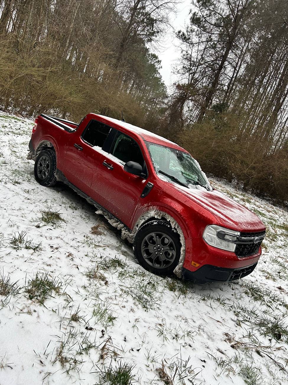 Ford Maverick Eastern Carolina snow + FWD IMG_4990