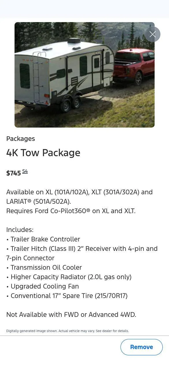 Ford Maverick With or without the 4K package ??? Screenshot_20250119-213450
