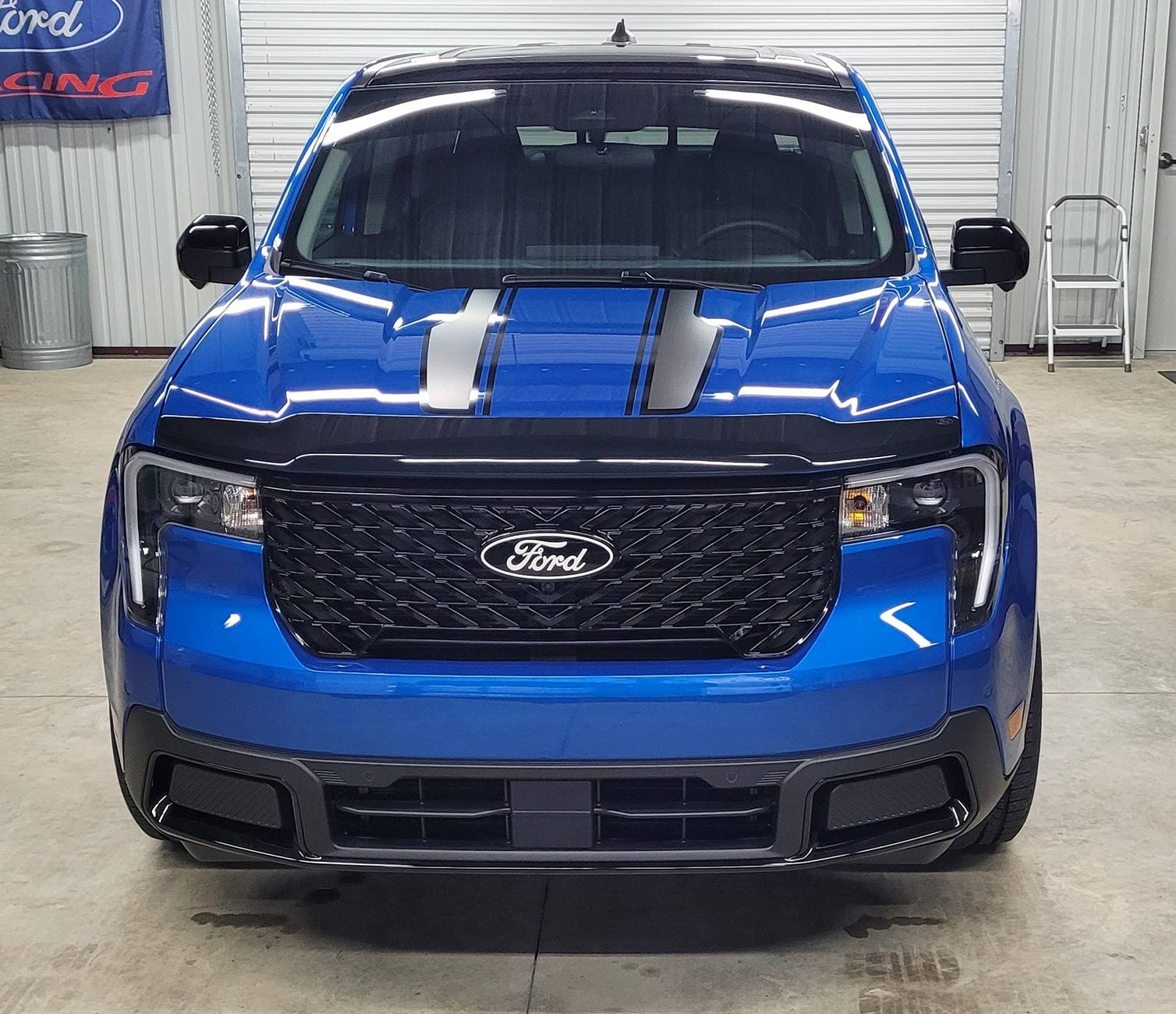 Ford Maverick 2025 Velocity Blue Hybrid Lariat 4k BAP 20250221_175409