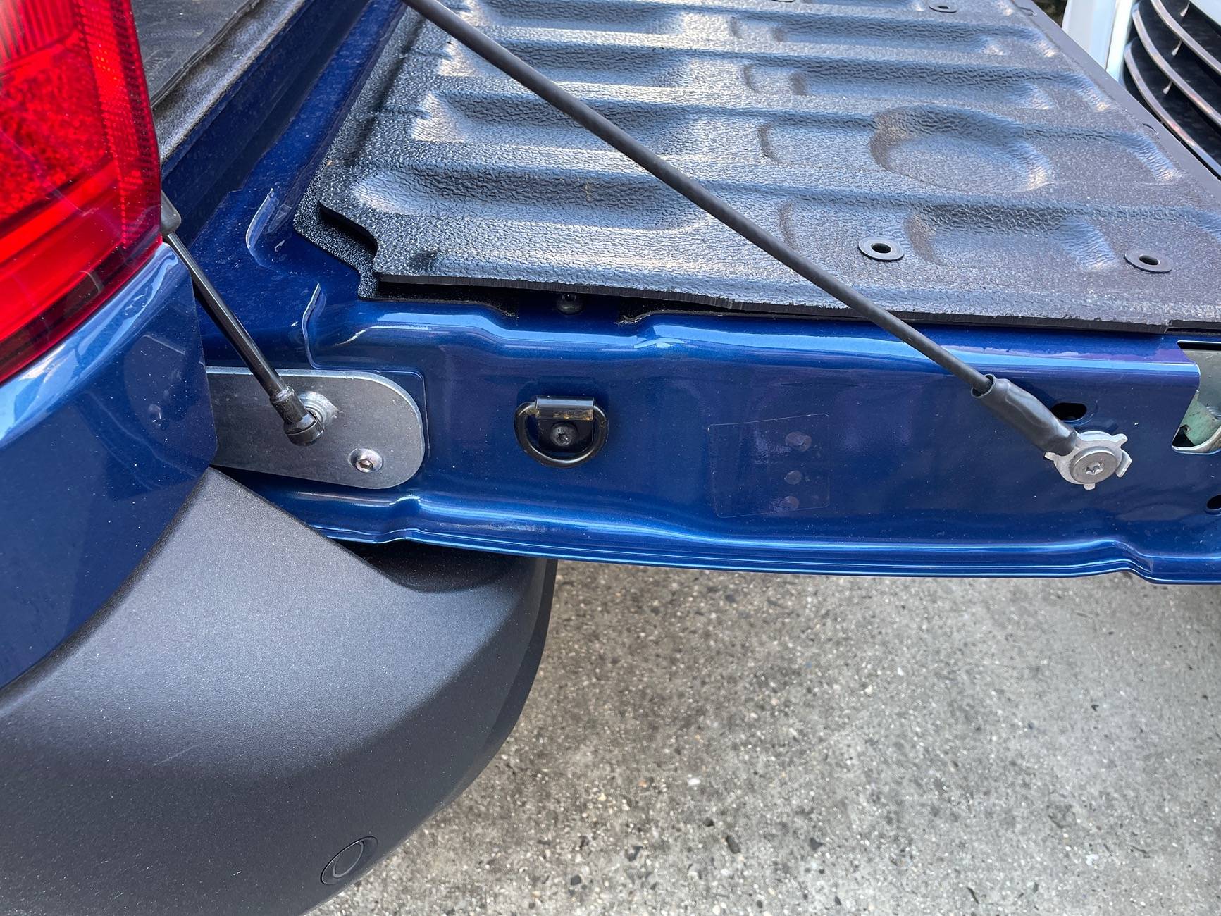 Ford Maverick Tie down that works with tailgate assist? image