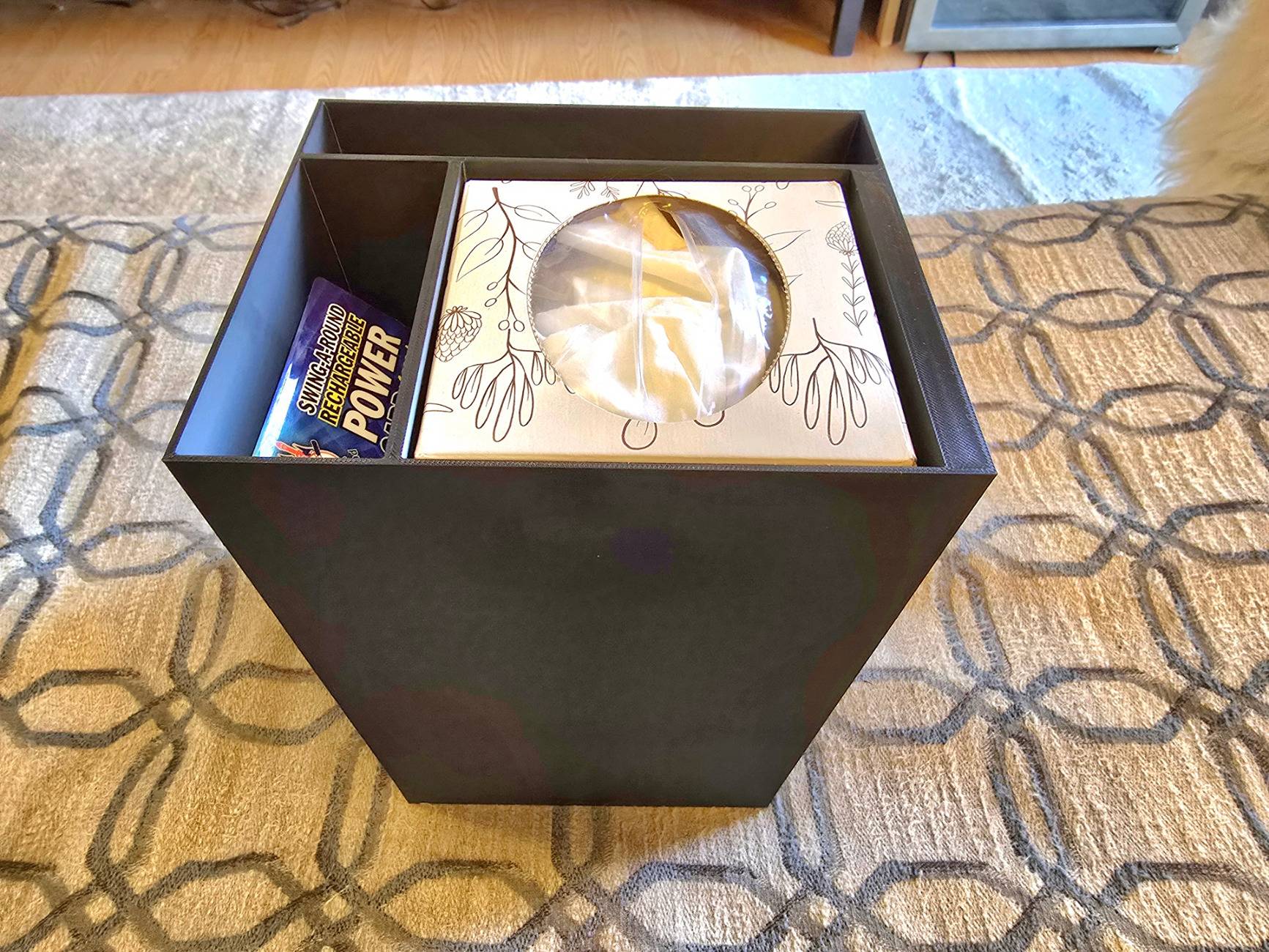 Ford Maverick New Center Console Organizer 3D Print - Designed one to hold a tissue box with a large storage hidden under the tissue box, 3D Printed 20250223_115353