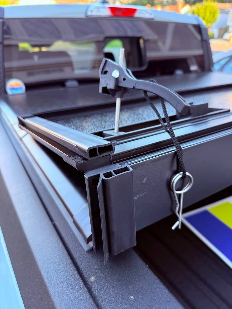 Ford Maverick Installed OEDRO Hard Folding Tonneau Cover IMG_0630
