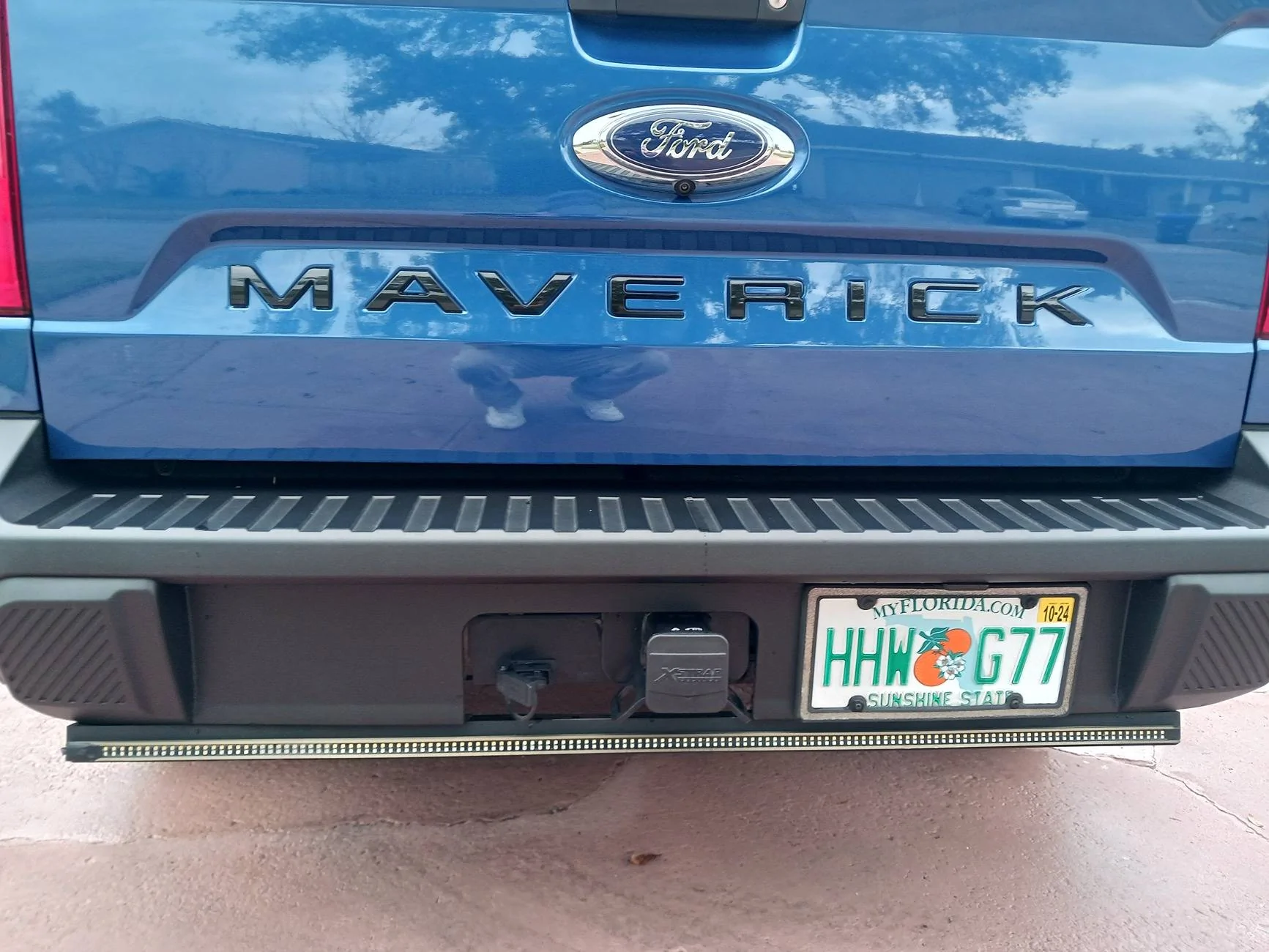 Ford Maverick Tailgate light bar concerns / questions 20240126_160805
