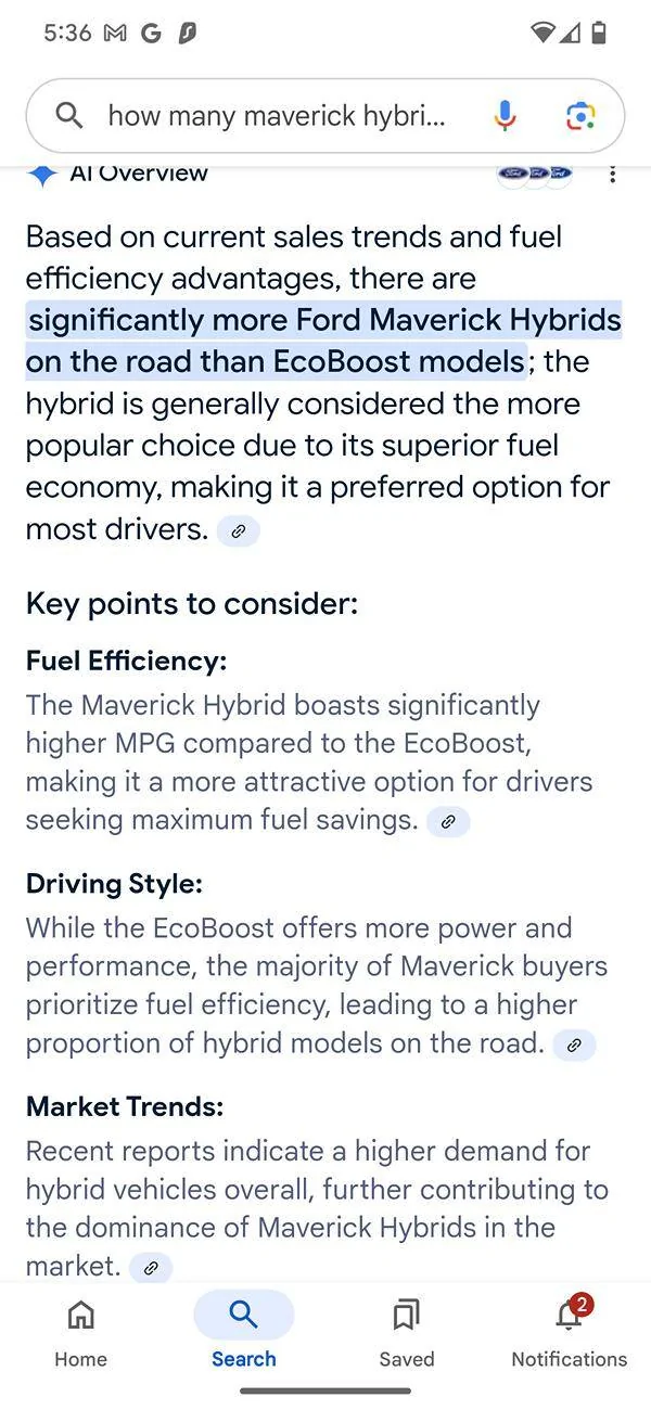 Ford Maverick The Chwuck: 2023 Maverick Lariat AWD 4K Build Screenshot_20250224-173603