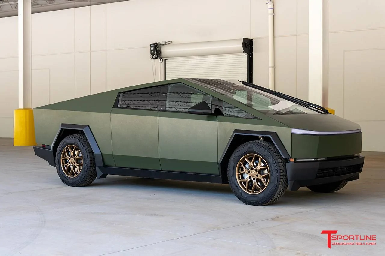 Ford Maverick Another dude, another truck avery-dennison-rugged-marsh-green-tesla-cybertruck-cyber-bronze-tct-20-inch-forged-aftermark