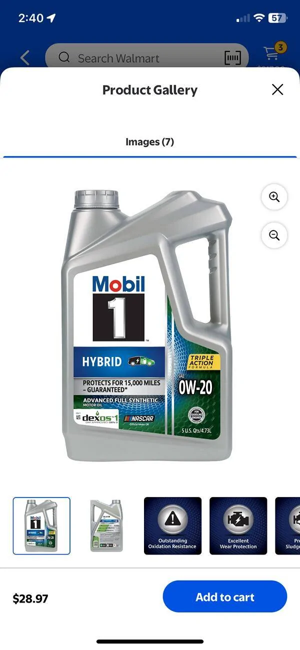 Ford Maverick First oil change question IMG_9635
