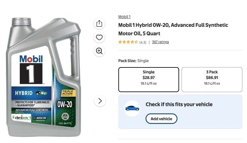Ford Maverick First oil change question 1740512623453-u7