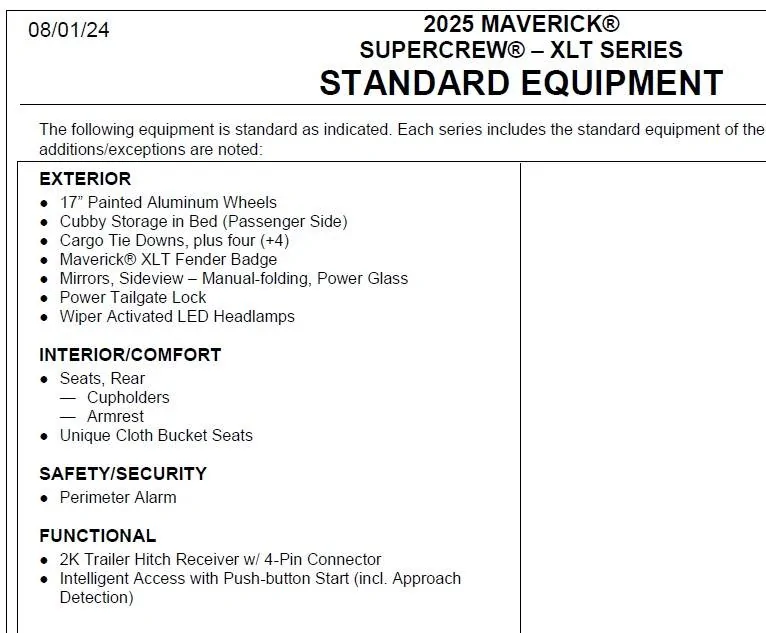 Ford Maverick Hitch/receiver for Lobo? Screenshot 2025-02-26 132119