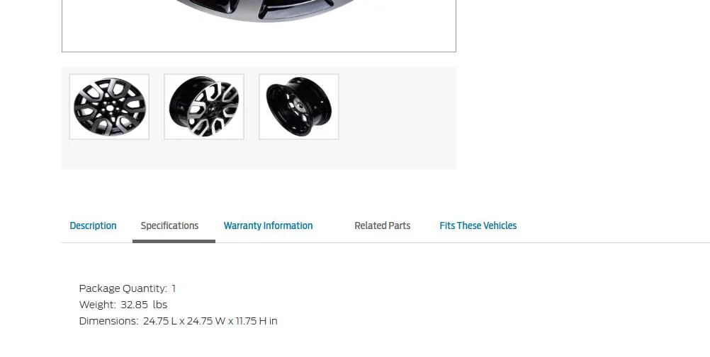 Ford Maverick OEM wheel weight? 1740598397799-gh