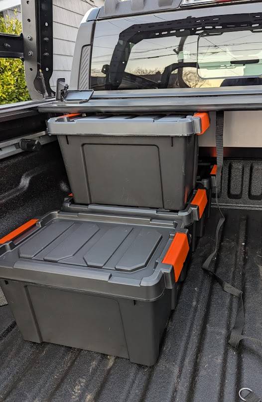 Ford Maverick Magnetic Storage Bins to fit under Synetic USA Tonneau PXL_20250228_015658081~2