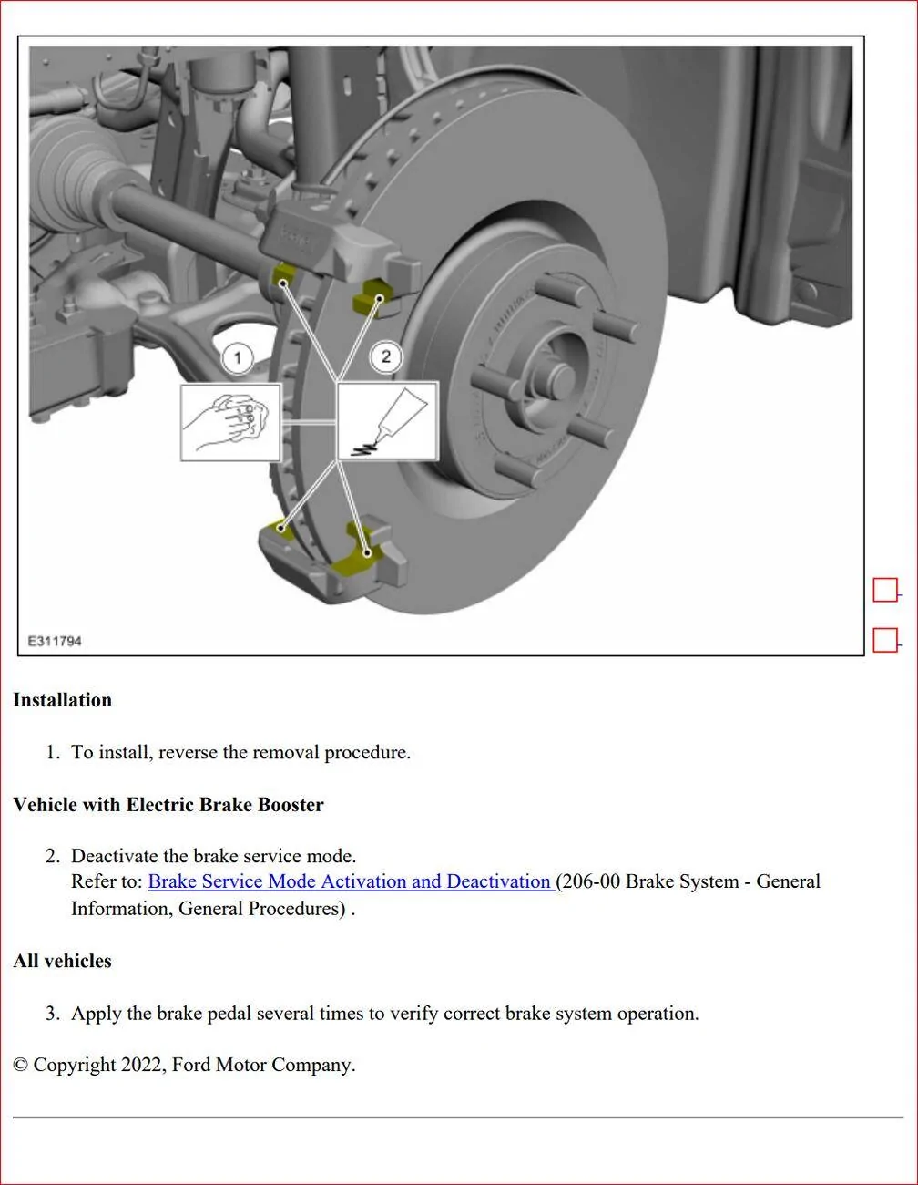 Ford Maverick Doing brakes yourself Front 004