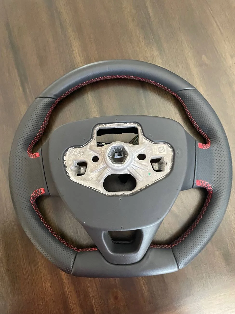 Ford Maverick Flat bottom leather steering wheel 225.00 IMG_4543