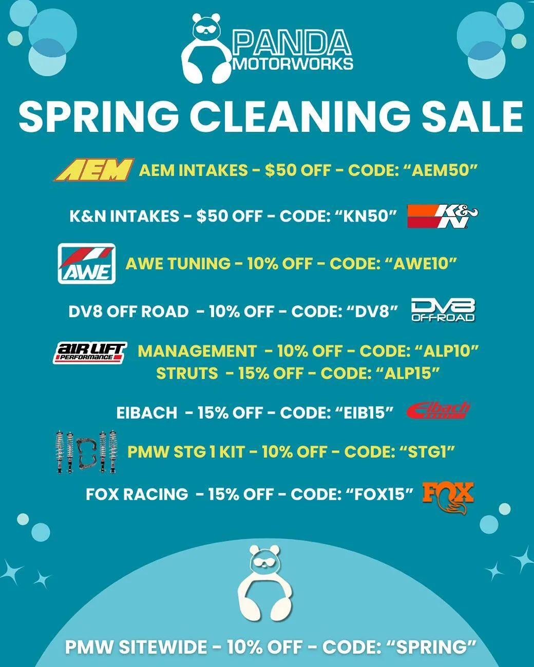 Ford Maverick Spring Cleaning Sale at Panda Motorworks! SpringCleaningSale (1)