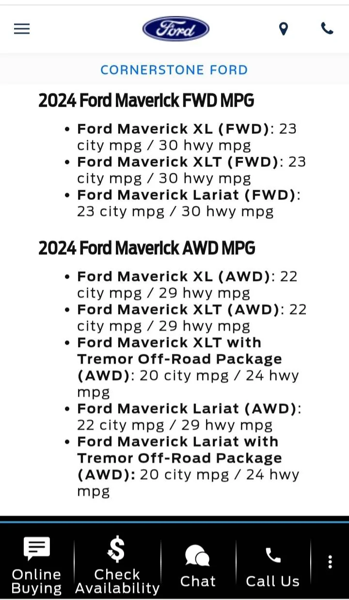 Ford Maverick Consumer Reports, April 2025 issue, Ford Maverick 20250305_073843