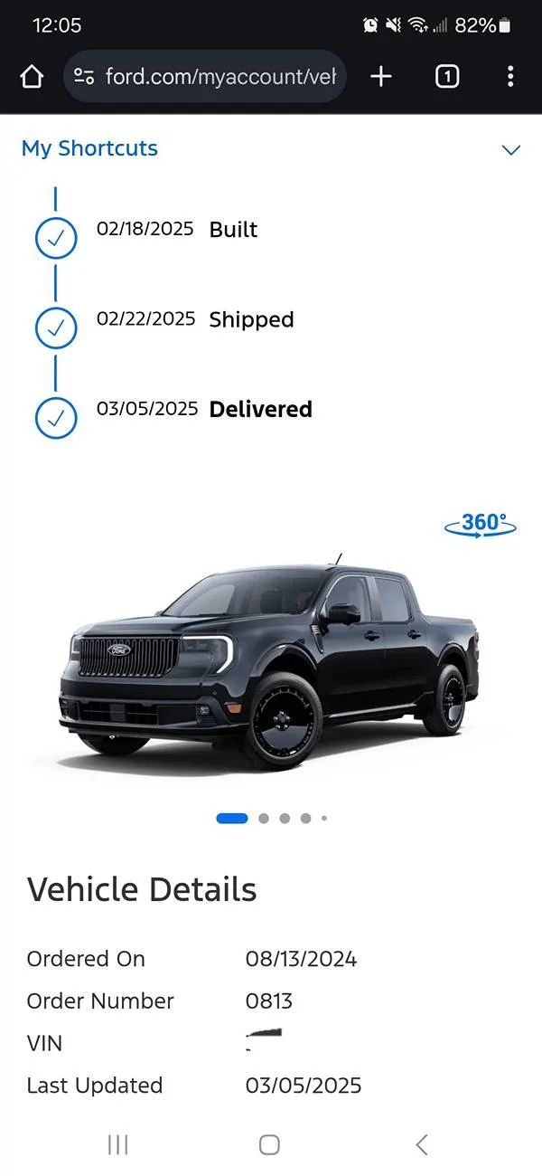 Ford Maverick My Lobo delivered @ dealer! 1000004601