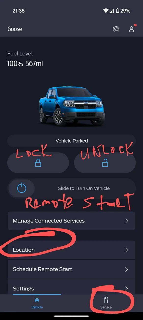 Ford Maverick What is the ford pass app for Screenshot_20250305-213532~2