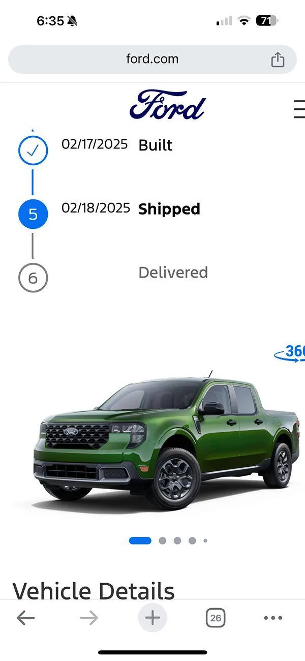 Ford Maverick My Lobo delivered @ dealer! IMG_2841