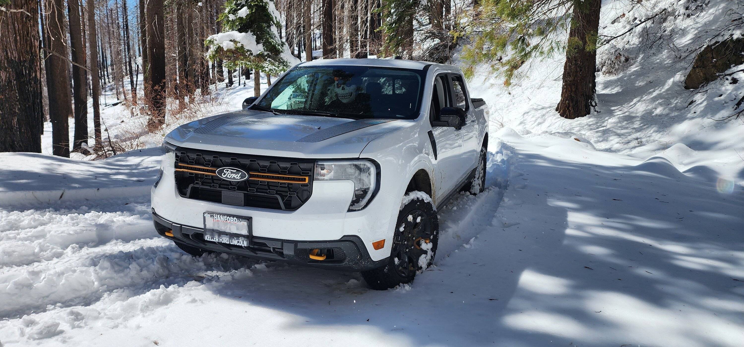 Ford Maverick First time off-roading in Sierra National Forest OHV Snow w/ Maverick Tremor 20250308_114205~2