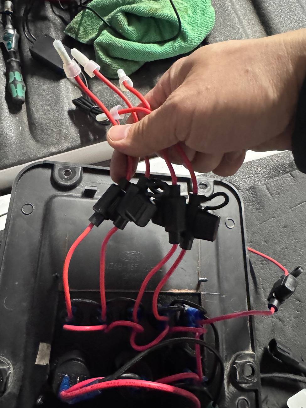 Ford Maverick LED bed lighting install! IMG_3769